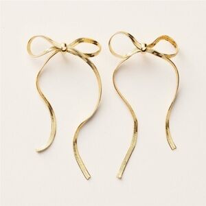 Kate Spade x Target Bow Linear Drop Stud Earrings